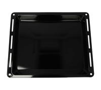 vhbw Plaque de four remplacement pour Indesit ARI325934, C00325793, C00325934 pour Four - 44,5 x 37,5 x 5 cm, anti-adhésif, émaillée, noir