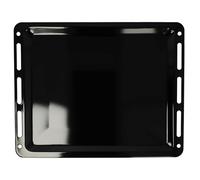 vhbw Plaque de four remplacement pour Siemens 1101433, 11029050, HZ631070 pour Four - 45,5 x 36,1 x 2 cm, anti-adhésif, émaillée noir