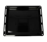 vhbw Plaque de four remplacement pour Whirlpool 481010640958, 481010657929 pour Four - 44,5 x 37,5 x 5 cm, anti-adhésif, émaillée, noir