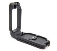 vhbw Plaque fixation en L compatible avec Nikon D850 appareil photo - aluminium (anodisé), noir - Remplacement pour D850-L