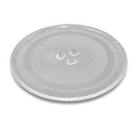 vhbw Plateau tournant compatible avec Silvercrest SMW 700 D3 micro-ondes - Plaque tournante verre, 24,5 cm, support en Y