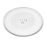 vhbw Plateau tournant remplacement pour Bosch 11002491 pour micro-ondes - Plaque tournante verre, 25,5 cm, support en Y