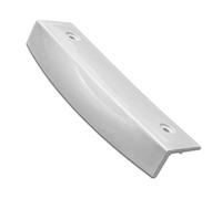 vhbw Poignée compatible avec Bosch/Siemens KTL1445CH/41, KTL1445/43 réfrigirateurs - 14,2 x 4,1 x 2,2 cm plastique blanc