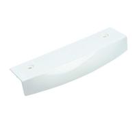 vhbw Poignée compatible avec Bosch/Siemens KTL1598/43, KTL1598/41, KTL1598/42 réfrigirateurs - 14,2 x 4,1 x 2,2 cm plastique blanc