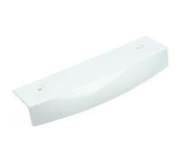 vhbw Poignée compatible avec Bosch/Siemens KTR15420/02, KTR15420GB/01 réfrigirateurs - 14,2 x 4,1 x 2,2 cm plastique blanc