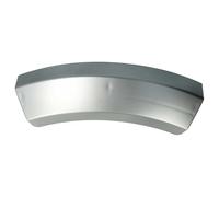 vhbw Poignée compatible avec Bosch WTE8430SGB/08 | WTE8430SGB/13, WTE843S0GB/21 sèche linge - 22,5 x 7 x 2 cm plastique argenté