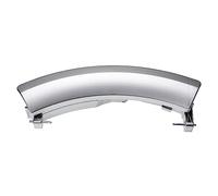 vhbw Poignée compatible avec Siemens Serie IQ 1430 WIQ1430EU, WIQ1430GB, WIQ1430 machine à laver plastique argenté