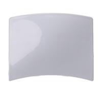 vhbw Poignée de porte lave-linge, blanche, compatible avec Siemens WXB1660FF - 90 x 68 x 35 mm