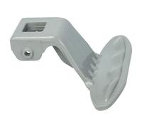 vhbw Poignée compatible avec LG F86400WHR, F84A8YD6, F84A8YD, F92932WH, F84A8TD, F92920WH, F86452WHR machine à laver plastique gris