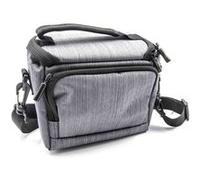 vhbw polyester foto sacoche gris pour caméra Nikon 1 S1, 1 V1, 1 V2, D100, D200, D300, D3000, D3200, D3300, D40, D50, D500, D5000, D5100, D5200 noir G