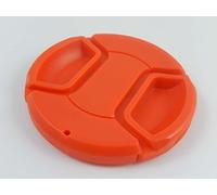 vhbw protège-Objectif Compatible avec Ricoh Appareil Photo - Plastique, Rouge, 58mm