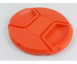 vhbw protège-Objectif Compatible avec Ricoh Appareil Photo - Plastique, Rouge, 82mm