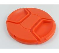 vhbw protège-Objectif Compatible avec Walimex Pro 135/2, Pro 135/2,2 VDSLR, Pro 24/3,5 T/S Appareil Photo - Plastique, Rouge, 82mm