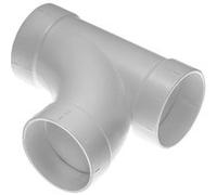 vhbw raccord T en PVC pour aspiration centrale 50.8 mm de diamètre / 2 '' système de tube rond G