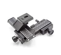 vhbw Rail Macro 4 Directions pour Appareil Photo - Support trépied 1/4"