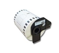 vhbw Rouleau d'étiquettes 102mm x 30,48m (1 étiquette) compatible avec Brother PT QL-1050, QL1050N, QL-1060, QL1060N, QL-500 imprimante d'étiquettes