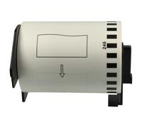 vhbw Rouleau d'étiquettes 103mm x 30,48m remplacement pour Brother DK-22246 pour imprimante d'étiquettes - Autocollant