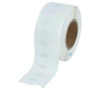 vhbw Rouleau d'étiquettes 12mm x 50mm (220 étiquettes) remplacement pour Dymo 99017 pour étiqueteuse