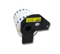 vhbw Rouleau d'étiquettes 62mm x 15,24m (1 étiquette) compatible avec Brother PT QL-1050, QL1050N, QL-1060, QL1060N imprimante d'étiquettes - premium