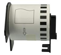 vhbw Rouleau d'étiquettes + support 62mm x 15,24m compatible avec Brother P-Touch QL 710 W, QL 710 Series étiqueteuse - autocollant