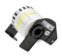 vhbw Rouleau d'étiquettes + support 62mm x 15,24m compatible avec Brother QL-820NWB, QL-800, QL-810W étiqueteuse