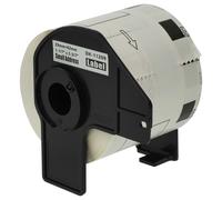 vhbw Rouleau d'étiquettes + support 62mm x 29mm (800 étiquettes) compatible avec Brother PT QL-580N, QL-650, QL-580 étiqueteuse - premium