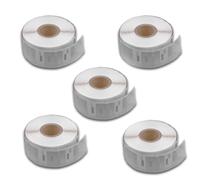 vhbw Rouleaux d'étiquettes, lot de 5x pièces 25mm x 25mm remplacement pour Dymo S0929120 pour imprimante d'étiquettes