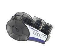vhbw Ruban compatible avec Brady BMP21, BMP21-LAB, BMP21-PLUS, ID PAL, LABPAL imprimante d'étiquettes 19,05mm Noir sur Blanc, polypropylène