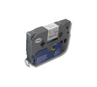 vhbw Ruban compatible avec Brother GL H105, 100, 200, H100 imprimante d'étiquettes 8m x 12mm Noir sur Blanc