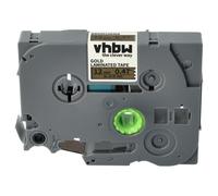 vhbw Ruban compatible avec Brother PT 1010NB, 1010NB, 1010R1, 1080BTS, 1080SBT, 1080, 1010 imprimante d'étiquettes 12mm Noir sur Or