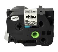 vhbw Ruban compatible avec Brother PT P900W, P950NW, P950W imprimante d'étiquettes 8m x 36mm Noir sur Transparent, flexible, laminée