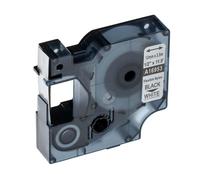 vhbw Ruban compatible avec Dymo 2000, 3500, 4500, 5000, 5500 imprimante d'étiquettes 12mm Noir sur Blanc - Ruban flexible