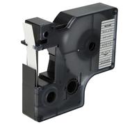 vhbw Ruban compatible avec Dymo 1000, 1000+, 2000, 3500, 4500, 5000, 5500 imprimante d'étiquettes 9mm Noir sur Transparent