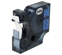 vhbw cassette à bande cartouche 12mm noir sur bleu pour imprimante d´étiquette Dymo Labelpoint 100, 150, 200, 250, 300, 350 remplace Dymo D1, 45016.