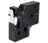 vhbw Ruban compatible avec Dymo LabelWriter Duo 400 | Duo, Duo 450 imprimante d'étiquettes 7m x 9mm Or sur Noir