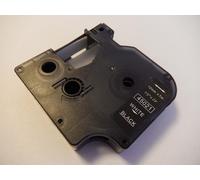 vhbw Ruban compatible avec Dymo Rhino 4200, 5000, 5200, 6000 imprimante d'étiquettes 12mm Blanc sur Noir