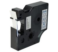 vhbw Ruban compatible avec Dymo Rhino 6000, 5000, 5200, 4200 imprimante d'étiquettes 7m x 12mm Bleu sur Transparent