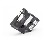 vhbw Ruban compatible avec Dymo RhinoPro 3000, 5000, 6000 imprimante d'étiquettes Noir sur Blanc, cassette de gaine thermorétractable, 6 mm
