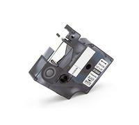 vhbw Ruban compatible avec Dymo RhinoPro 6000, 5000, 3000, ILP 219 imprimante d'étiquettes 5,5m x 12mm Noir sur Blanc, Vinyle