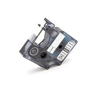 vhbw Ruban compatible avec Dymo RhinoPro 6000, 5000, 3000, ILP 219 imprimante d'étiquettes 5,5m x 9mm Noir sur Blanc, polyester