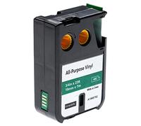 vhbw Ruban compatible avec Dymo XTL 500 Series, 300 Series imprimante d'étiquettes 7m x 19mm Blanc sur Vert, Vinyle