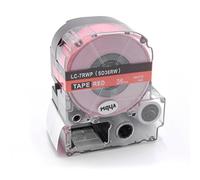 vhbw Ruban compatible avec Epson LabelWorks LW-1000P imprimante d'étiquettes 8m x 36mm Blanc sur Rouge