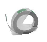 vhbw Ruban de marquage 3D compatible avec Dymo 15447, 1535, 1540, 1550, 1570, 1575 imprimante d'étiquettes 3m x 9mm Blanc sur Vert