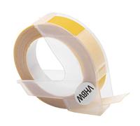 vhbw Ruban de marquage 3D compatible avec Dymo 1610, 1595GY, 1745, 1755, 1765, 1805 imprimante d'étiquettes 3m x 9mm Blanc sur Jaune