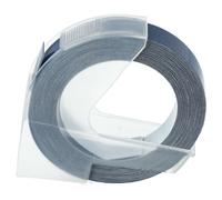 vhbw Ruban de marquage 3D compatible avec Dymo 1855, 1610, 1595GY, 1745, 1755, 1765, 1805 imprimante d'étiquettes 3m x 9mm Blanc sur Bleu