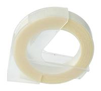vhbw Ruban de marquage 3D compatible avec Dymo 1855, 1880, 18577, 1765, 1805 imprimante d'étiquettes 3m x 9mm Blanc sur Transparent