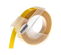 vhbw Ruban de marquage 3D compatible avec Dymo Label Buddy 20008, Maxi 1755 imprimante d'étiquettes 3m x 9mm Blanc sur Jaune claire