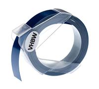 vhbw Ruban de marquage 3D remplacement pour Dymo 0898142 pour imprimante d'étiquettes 12mm Blanc sur Bleu