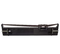 vhbw Ruban encreur compatible avec Epson LQ-680, LQ-680K, LQ-690, LQ-690K, LQ680, LQ680K-II, LQ690 imprimante matricielle ou de reçus - noir - Remplacement pour C13S015610, S015610