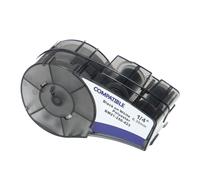 vhbw Ruban remplacement pour Brady M21-250-423 pour imprimante d'étiquettes 6,35mm Noir sur Blanc